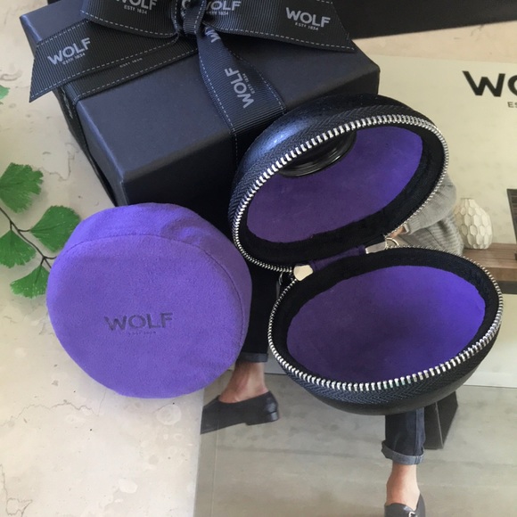 WOLF Fine watch/Bracelet travel Case - Picture 3 of 7
